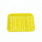 Yellow 18.5*13.5*2cm Plastic Vegetable Serving Tray
